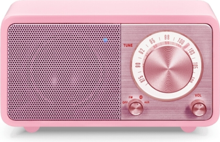 Sangean Wr-7, Bærbar, Fm, 4 Ohm (O), 1,27 Cm (0,5"), Rosa, Gutt/Jente