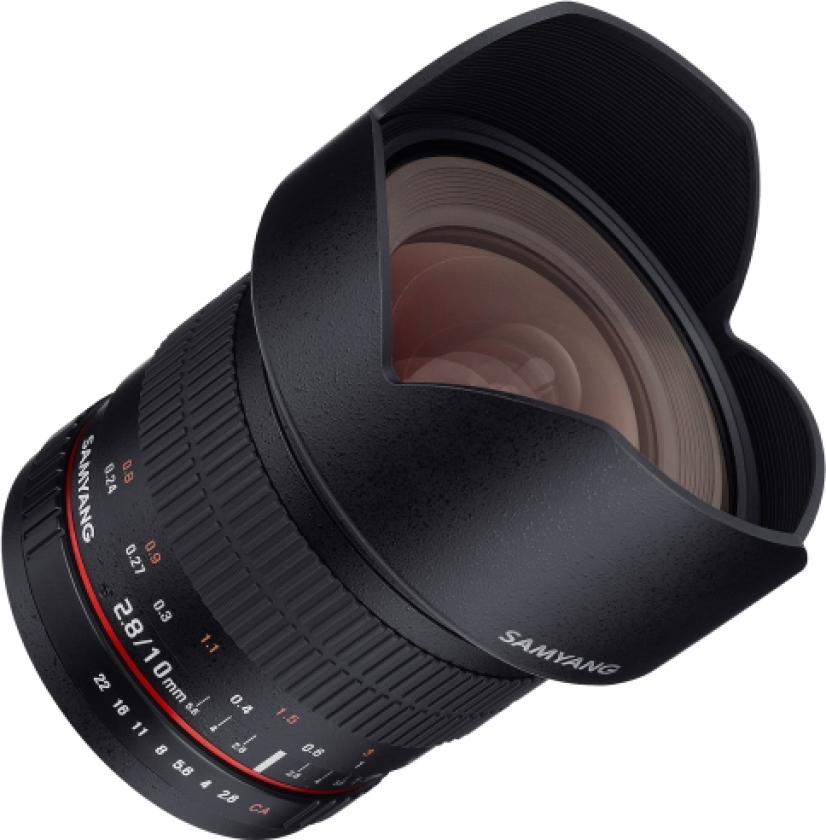 Samyang 10Mm F/2.8 Ed As Ncs Cs, 14/8, Canon Ef, Fire Tredeler (Linse), Nikon F, Samsung Nx, Sony A, Sony E