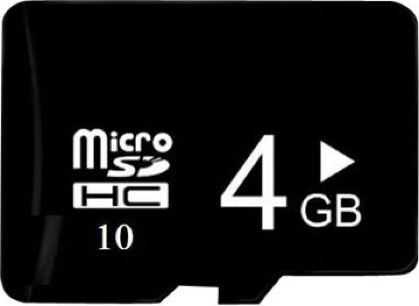 Coreparts - Flashminnekort - 4 Gb - Class 10 - Microsdhc - Svart - Oppusset