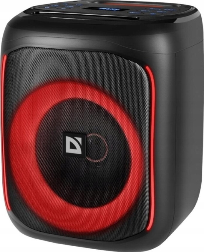 Høyttaler Boomer 50 Bluetooth Høyttaler 50W Mp3/Fm/Sd/Usb/Aux/Tws/Led/Mic Karaoke Svart