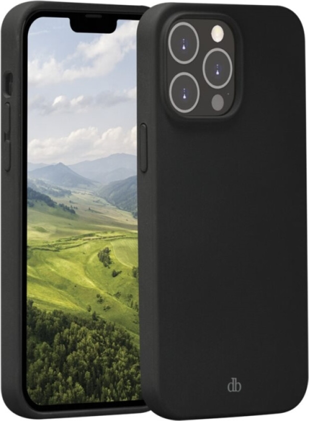 Dbramante1928 Nuuk - Baksidedeksel For Mobiltelefon - Løsvekt - 100 % Resirkulert Plast - Svart - For Apple Iphone 14 Pro