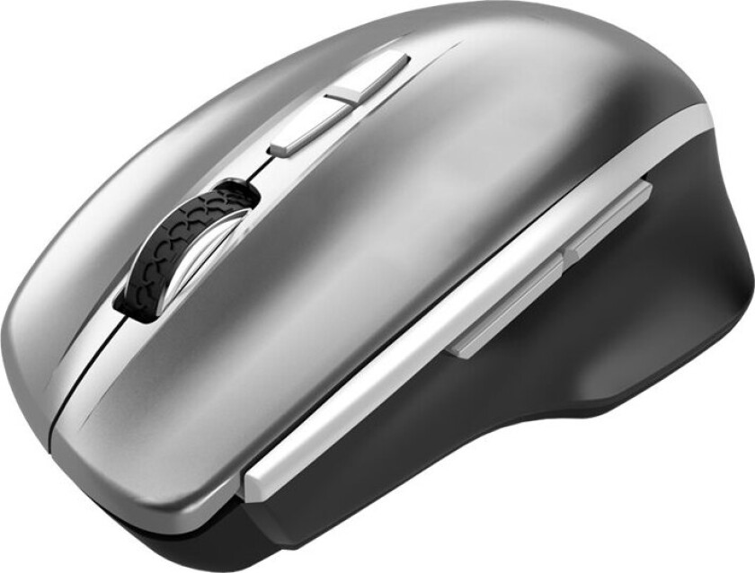 Mw-21 - Mus - Blue Led Sensor - Ergonomisk - Høyrehendt - Optisk - 7 Knapper - Trådløs - 2.4 Ghz - Usb Trådløs Mottaker - Mørk Grå
