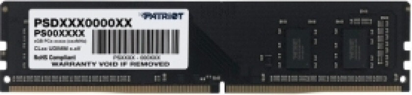 Signature Psd48g26662, 8 Gb, 1 X 8 Gb, Ddr4, 2666 Mhz, 288-Pin Dimm