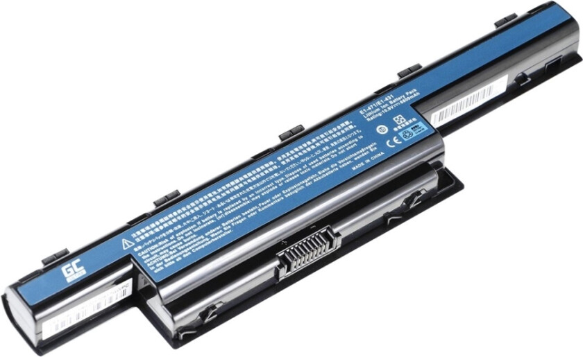 Bilde av Green Cell Ultra - Batteri Til Bærbar Pc (Tilsvarer: Acer As10d31, Acer As10d41) - Litiumion - 6-Cellers - 6800 Mah - Svart - For Acer Aspire 5733, 5
