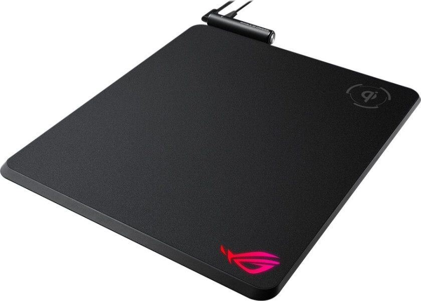 Asus Rog Balteus Qi - Musemåtte - For Rog Strix G15 Rog Zephyrus Duo 15 Se Rog Zephyrus G14 Tuf505 Zenbook 13 14