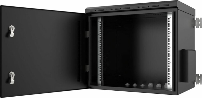 By Logon - Rack Skap - 60 X 45 - Veggmonterbar - Svart, Ral 9005 - 9U - 19"