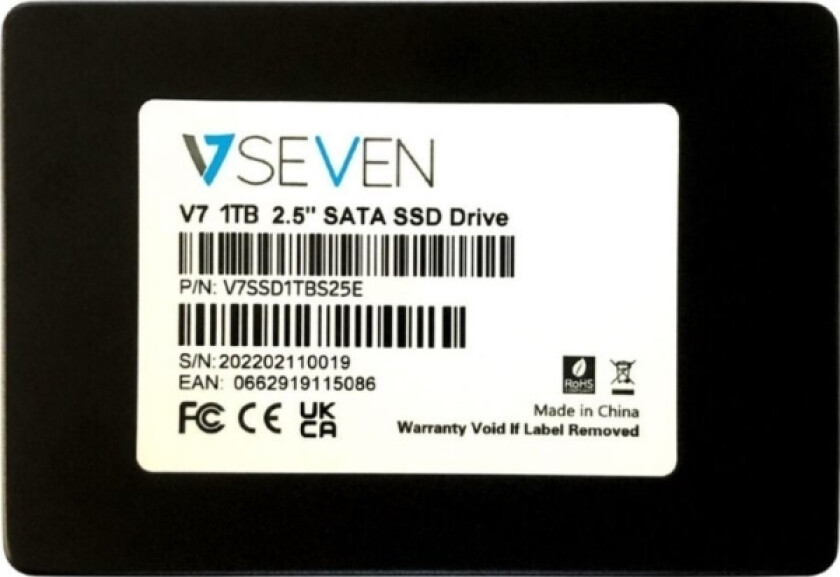 ssd1tbs25e, 1Tb, 2,5", 560Mb/S, 6Gbit/Sek.
