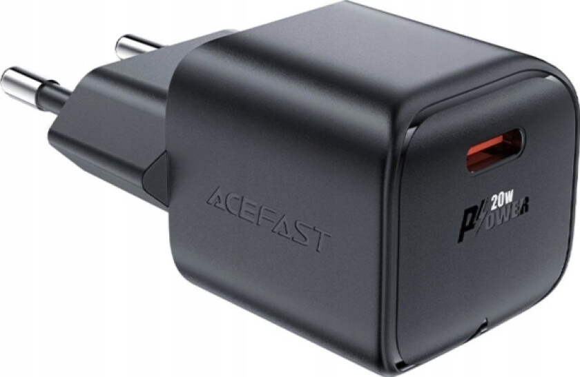 A73 Mini Pd 20W Gan Usb-C Vegglader - Svart