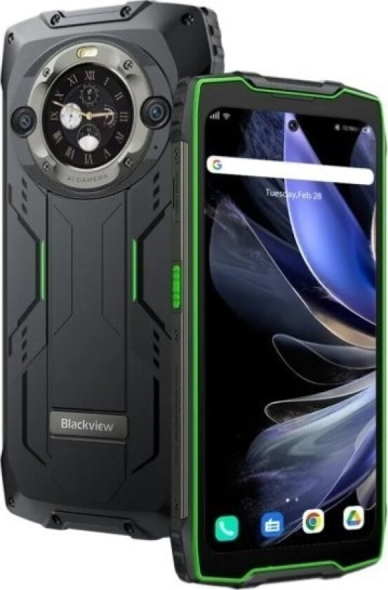 Smartfon Blackview Bv9300 Pro 12/256Gb Czarno-Zielony (Bv9300pro-Gn/Bv)