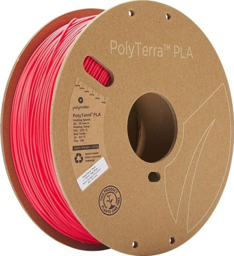 Filament maker terra Pla 1,75Mm, 1Kg - Rose}