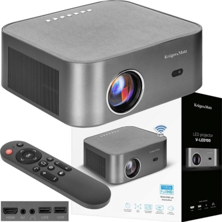 Projektor Kruger&Matz Projektor Led Fullhd Android Kruger&Amp Matz V-Led100