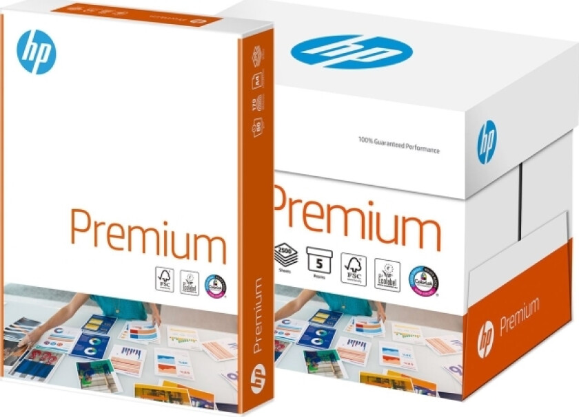 Hp Premium A4 Kopipapir 80G 2500 Ark