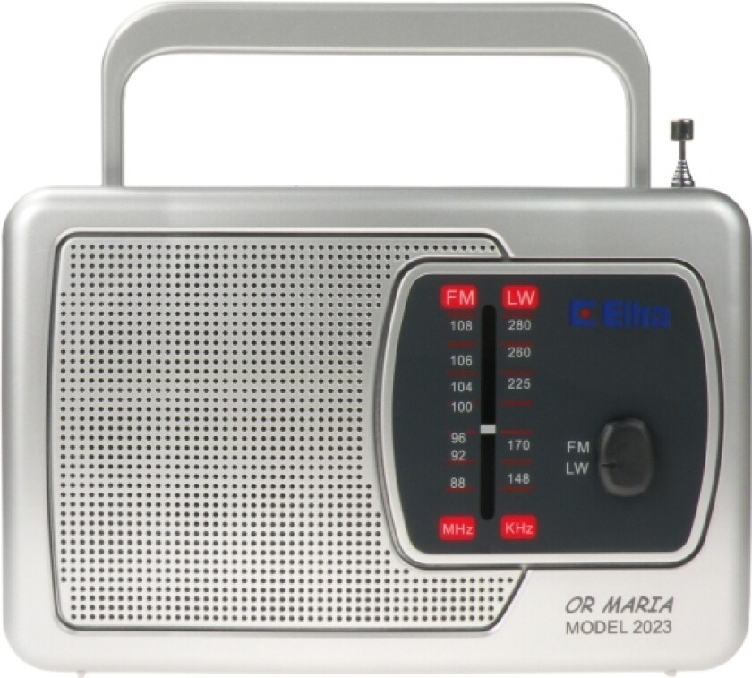 Eltra Maria, Bærbar, Analog, Fm, Lw, 87,5 - 108 Mhz, 148,5 - 283,5 Khz, 3,5 Mm