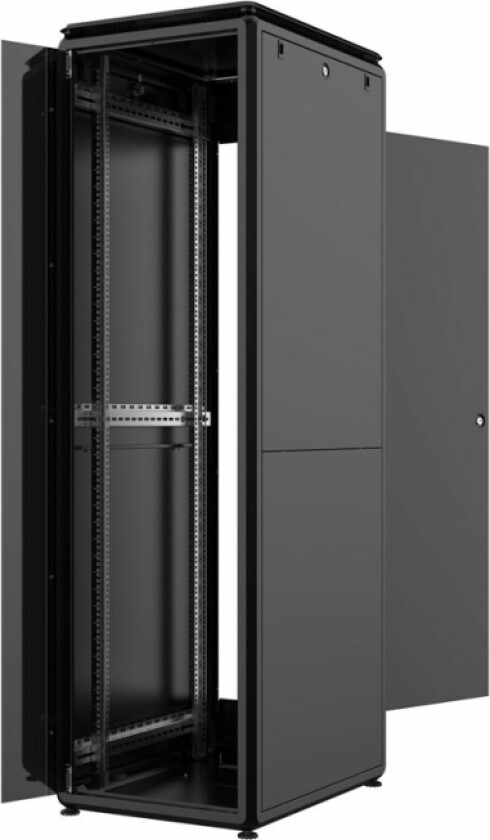 By Logon Data Line - Rack Skap - 600 X 800 Mm, Data Line - Free-Standing - Svart - 42U - 19"