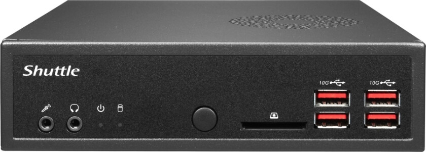 Shuttle Xpc Slim Dh32u5 - Barebone - Slim-Pc - 1 X Core I5 1135G7 / Inntil 4.2 Ghz Ulv - Ram 0 Gb - Intel Iris Xe Graphics - Gigabit Ethernet - Svart