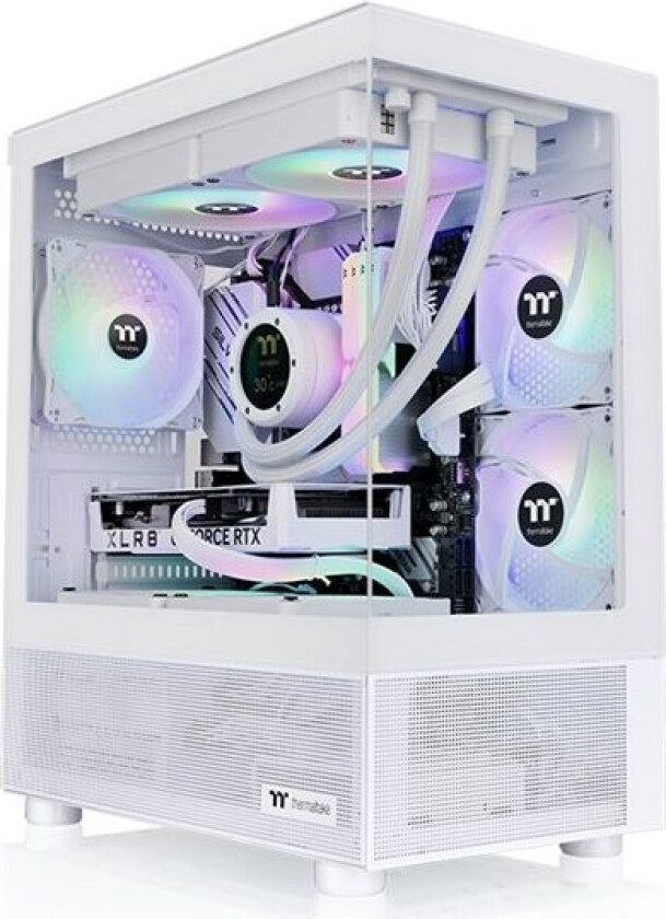 View 170 Tg Argb - Mid Tower - Micro Atx - Sidepanel Med Vindu (Herdet Glass) - Ingen Strømforsyning (Atx) - Snø - Usb/Lyd