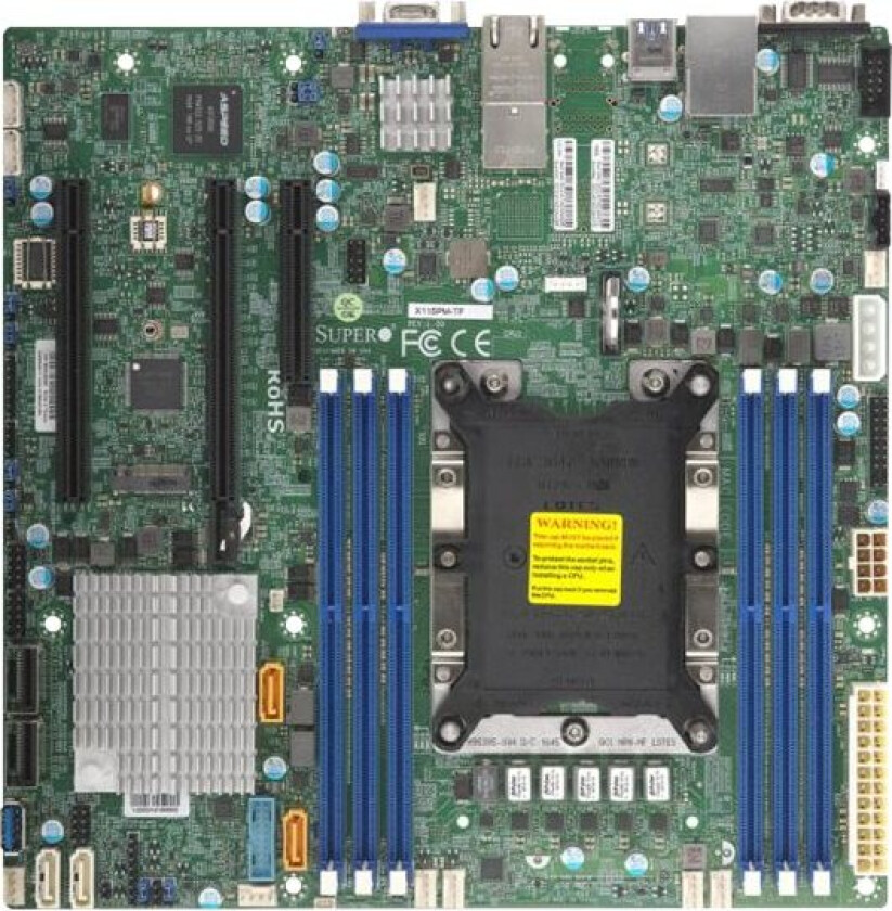 Supermicro X11spm-Tf - Hovedkort - Micro Atx - Socket P - C622 Chipset - Usb 3.0 - 2 X 10 Gigabit Lan - Innbygd Grafikk