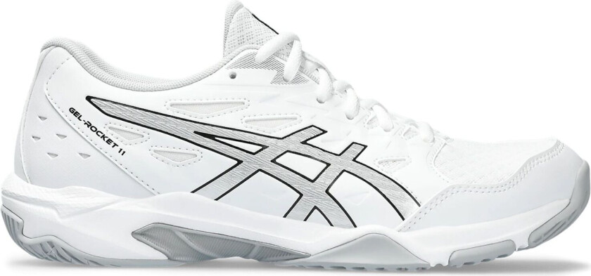 Asics Gel-Rocket 11, hallsko, dame WHITE/PURE SILVER