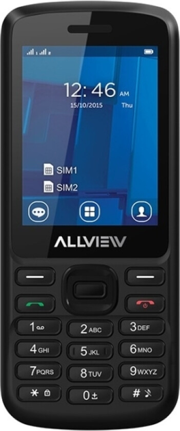 M9 Join, Dobbel Sim, 6,1 Cm (2.4"), 3,2 Mp, Bluetooth, 800 Mah, Sort
