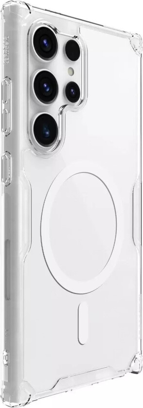 Nillkin Nature Pro Pansret Deksel Med Magnetring Til Samsung Galaxy S24 Ultra - Hvit