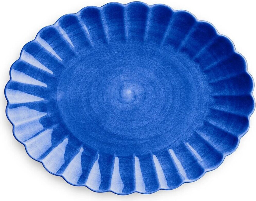 Oyster fat 30 x 35 cm Blå