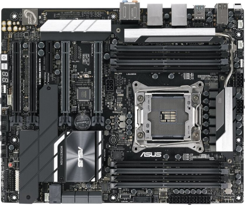 Asus Ws X299 Pro/Se - Hovedkort - Atx - Lga2066 Socket - X299 Chipset - Usb 3.1 Gen 1, Usb-C Gen2, Usb 3.1 Gen 2 - 2 X Gigabit Lan - Hd-Lyd (8-Kanale