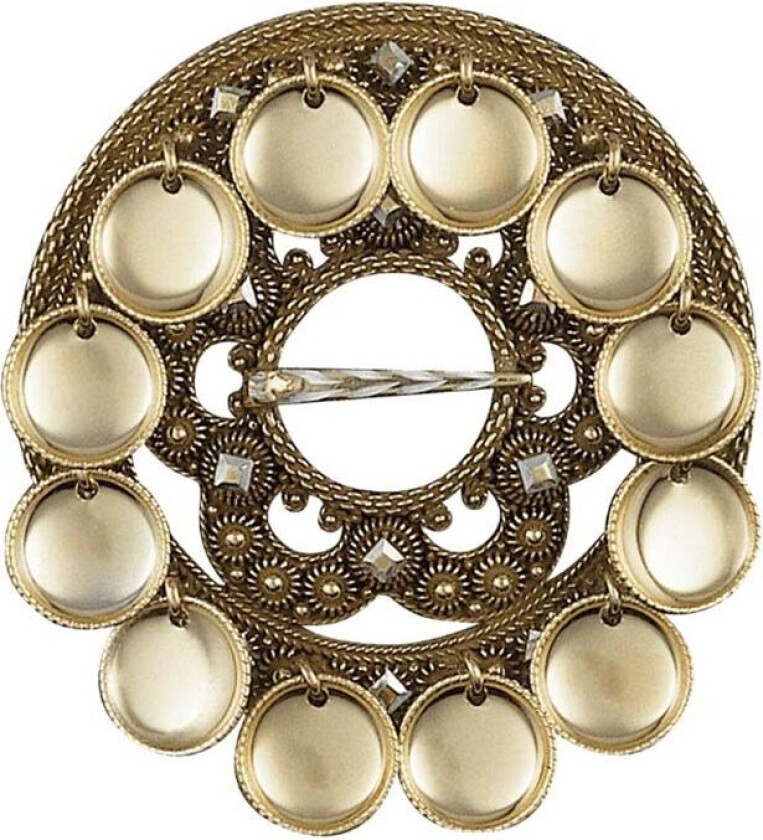 Bilde av Slangesølje Telemark i 830 antikkforgylt sølv