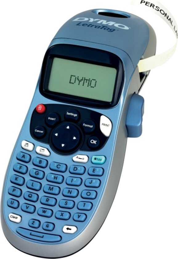 Letratag Plus Lt-100H - Etikettmaker - S/H - Direktetermisk - Rull (1,2 Cm) - 2-Linjers Utskrift, Sanntidsklokke