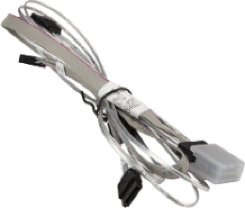 Supermicro Cbl-0476L, 0,55 M, Minisas Sff-8087, 4Xsata, Rett, Rett, Grå, Rød