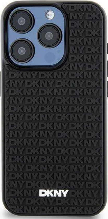 Dklas Dkny Dkhcp15m3drpwk Iphone 15 Plus 6.7" Juoda/Juodas Hardcase 3D Rubber Repeat Pattern