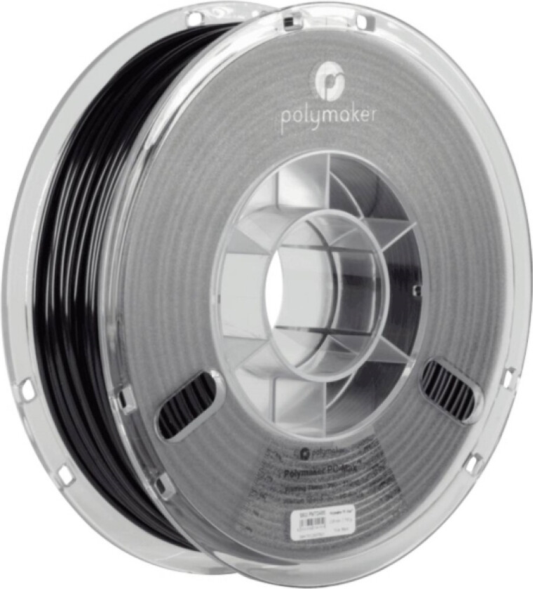 Polymaker Pc02001 Polymax Tough Filament Pc Høj Grad Af Stivhed, Varmebestandig, Slagfast 1.75 Mm 750 G Sort 1 Stk