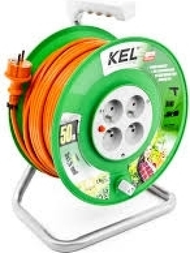 Plastrol Standard Line Skjøteledning 4X2p + Z Ip20 16A H05vv-F 3X1,5 40M Oransje (W-97047)