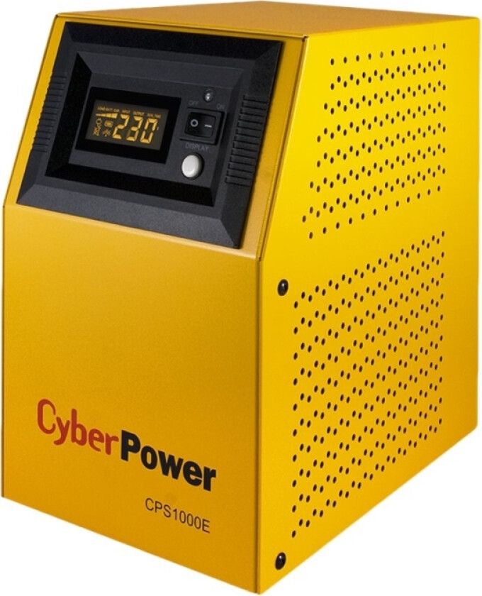 Cyberpower Cps1000e - Ups - Ac 220/230/240 V - 700 Watt - 1000 Va - Uten Batteri - Utgangskontakter: 2 - Gul