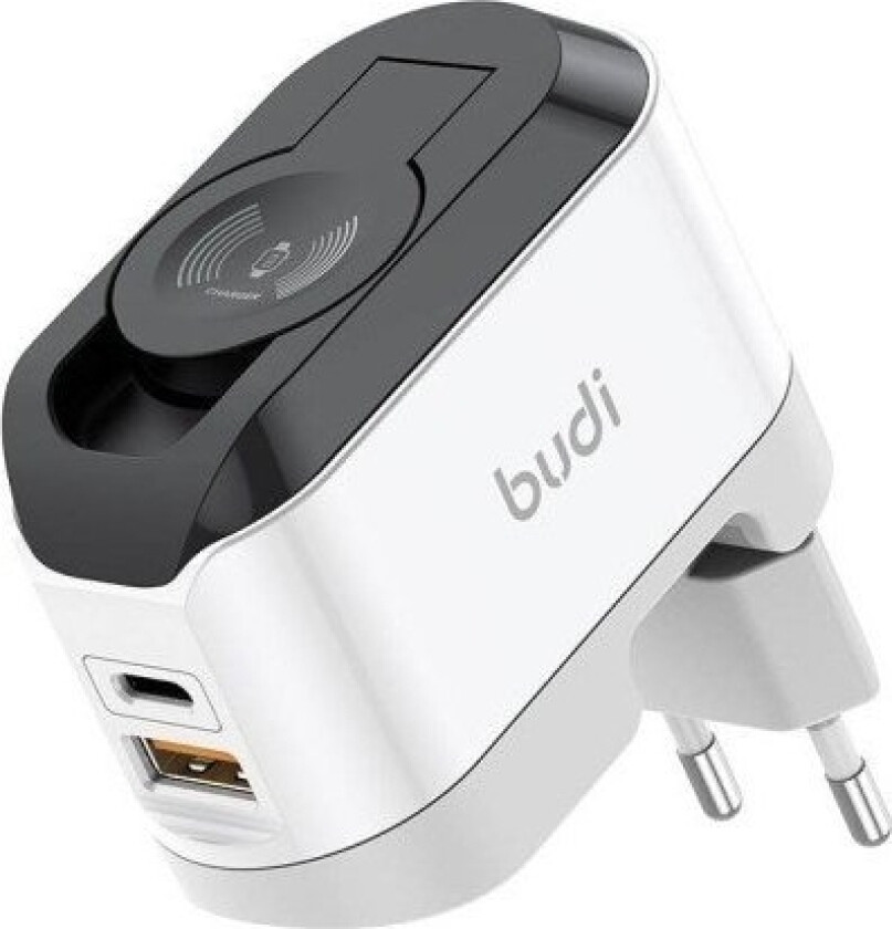330We Trådløs Lader, Usb-C, 20W (Hvit Og Svart)