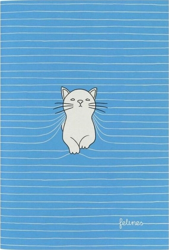 Liten Notatbok - Purrrfect Place (Fet Blå) (320090)