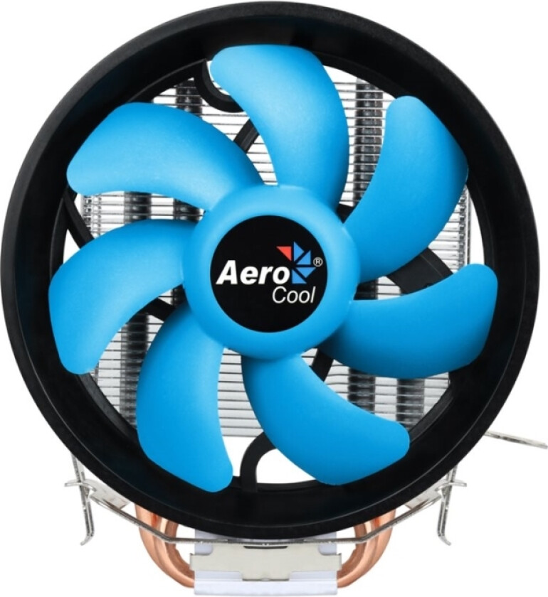 Aerocool Verkho 2 Plus - Prosessorkjøler - (For: Lga775, Am2, Am2+, Am3, Am3+, Fm1, Fm2, Am4, Lga1200, Lga1700, Am5, Lga115x Socket) - Kobbervarmerør