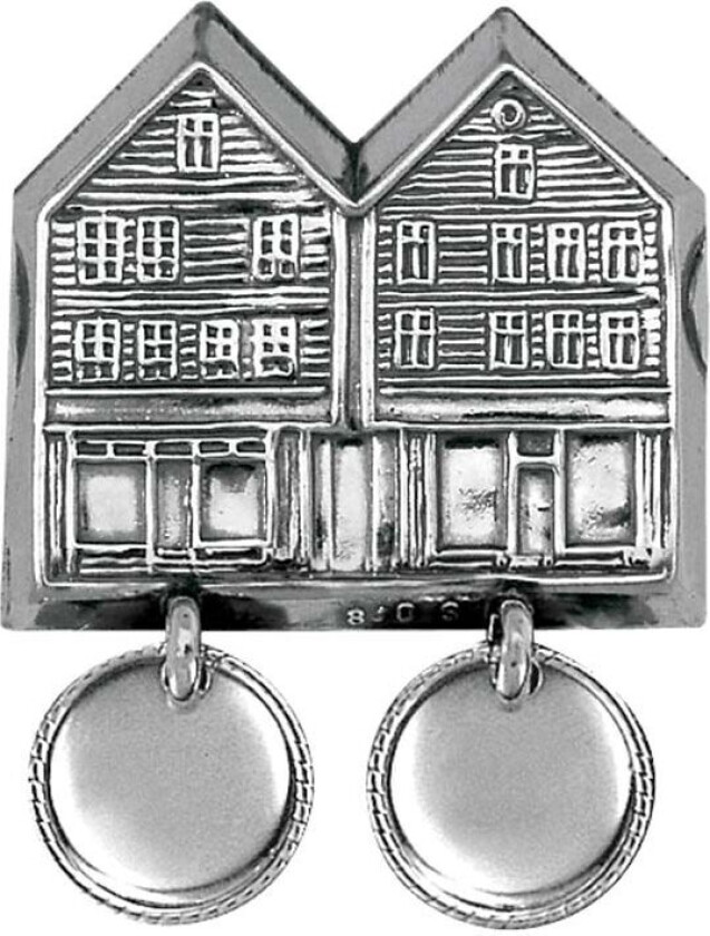 Beltestøl Bergen i 830 oksidert sølv