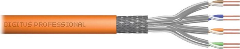 Bilde av Professional - Installation Cable - 50 M - 7.2 Mm - S/Ftp - Simpleks - Cat 7 - Halogenfri, Riser, Solid, Campus - Oransje, Ral 2000