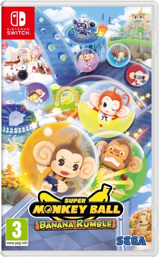 Super Monkey Ball Banana Rumble (Switch), Switch, Multiplayer-Läget, Fysiskt Medium