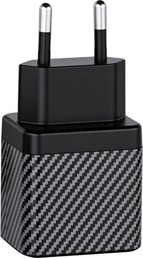 Invzi Lader Invzi Gan 2X Usb-C Vegglader, 45W, Eu (Svart)