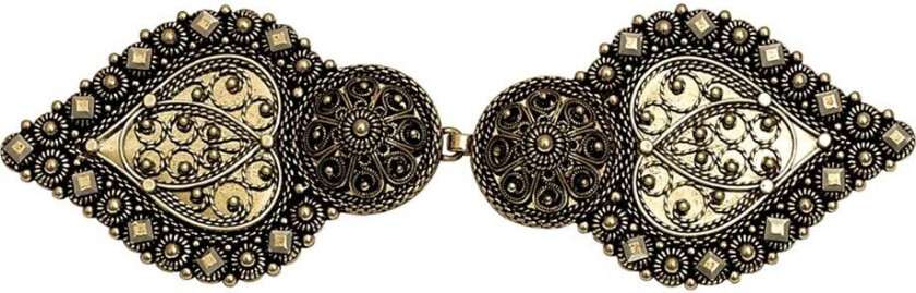 Beltespenne Telemark i 830 antikkforgylt sølv