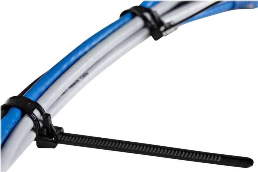 Startech.Com 10"(25Cm) Reusable Cable Ties, 1/4"(7Mm) Wide, 2-1/2"(65Mm) Bundle Dia. 50Lb(22Kg) Tensile Strength, Releasable Nylon Ties, Indoor/Outdo