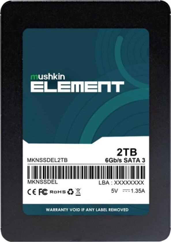 Mushkin Element - Ssd - 2 Tb - Intern - 2.5" - Sata 6Gb/S