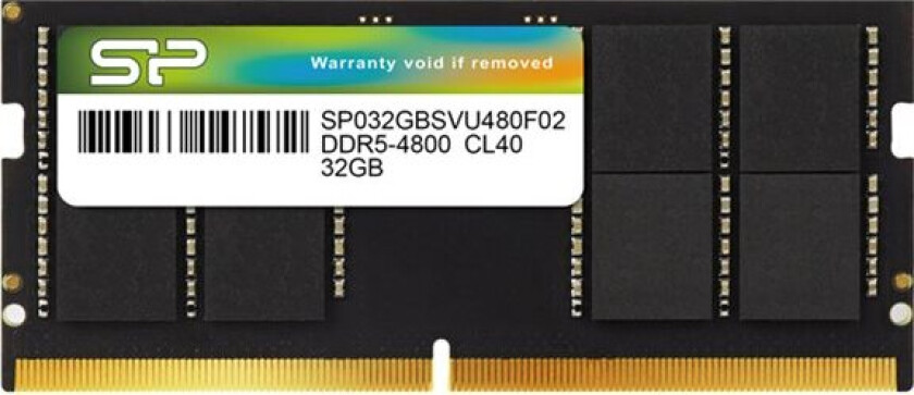 - Ddr5 - Modul - 32 Gb - So Dimm 200-Pin - 4800 Mhz / Pc5-38400 - Cl40 - 1.1 V - On-Die Ecc