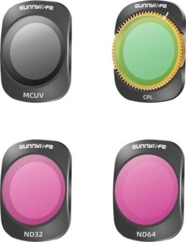 Mcuv, Cpl, Nd32/64 Sunnylife Filtersett For Osmo Pocket 3
