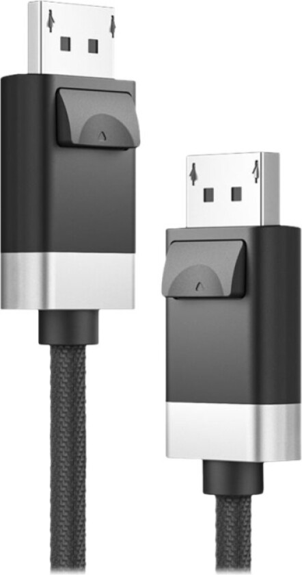 Fusion - Displayport-Kabel - Displayport (Hann) Låst Til Displayport (Hann) Låst - Displayport 1.4 - 1 M - 8K 60Hz Støtte, 4K 120 Hz Støtte -