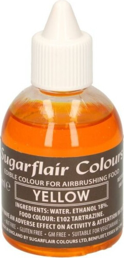 Airbrushfarge -Gul- 60ml