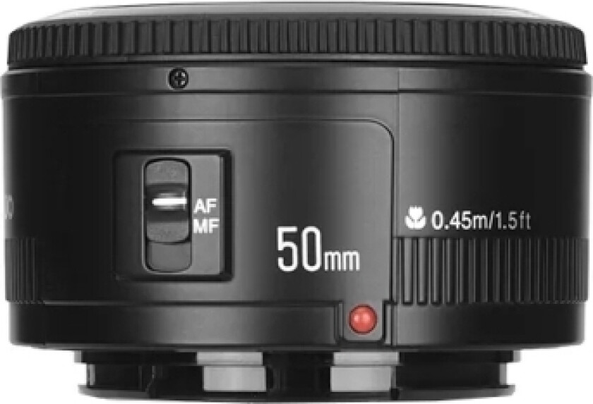 Yn-50Mm F1.8, Objektiv Med Fast Fokus, 5/6, Canon Ef, Auto-Fokus