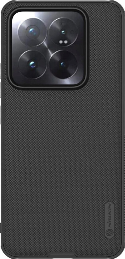Nillkin Super Frosted Shield Pro Forsterket Deksel Til Xiaomi 14 Pro - Svart