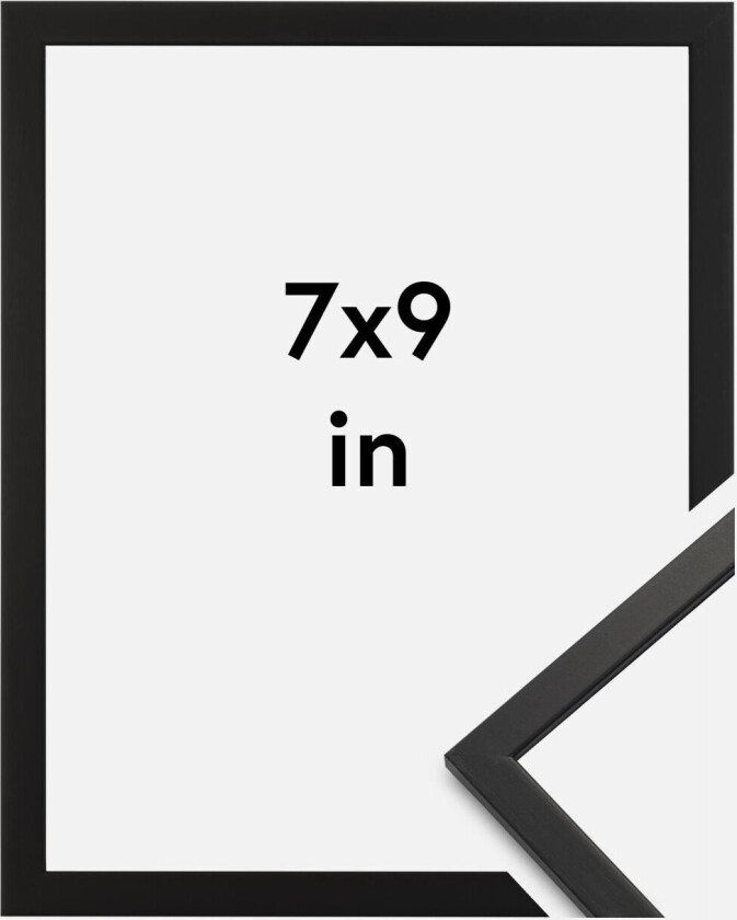 Ramme Edsbyn Svart 7x9 Inches (17,78x22,86 Cm)